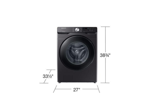 Samsung WF51CG8000AV 5.1 Cu. Ft. Extra-Large Capacity Smart Front Load Washer With Vibration Reduction Technology+ In Brushed Black Online now