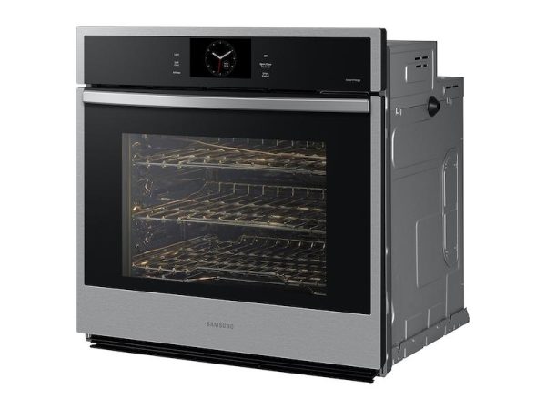 Samsung NV51CG600SSR 30  Single Wall Oven With Steam Cook In Stainless Steel Sale