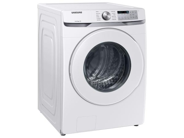 Samsung WF51CG8000AW 5.1 Cu. Ft. Extra-Large Capacity Smart Front Load Washer With Vibration Reduction Technology+ In White For Cheap