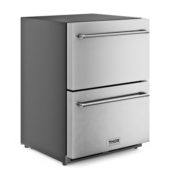 Thor Kitchen TRZ24U 24-Inch Indoor Outdoor Freezer Drawer In Stainless Steel - Trz24U Sale