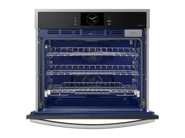 Samsung NV51CG600SSR 30  Single Wall Oven With Steam Cook In Stainless Steel Sale