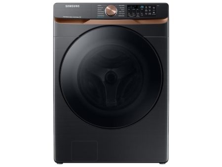 Samsung WF50BG8300AV 5.0 Cu. Ft. Extra Large Capacity Smart Front Load Washer With Super Speed Wash And Steam In Brushed Black For Discount