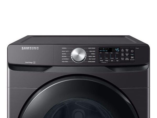 Samsung WF51CG8000AV 5.1 Cu. Ft. Extra-Large Capacity Smart Front Load Washer With Vibration Reduction Technology+ In Brushed Black Online now