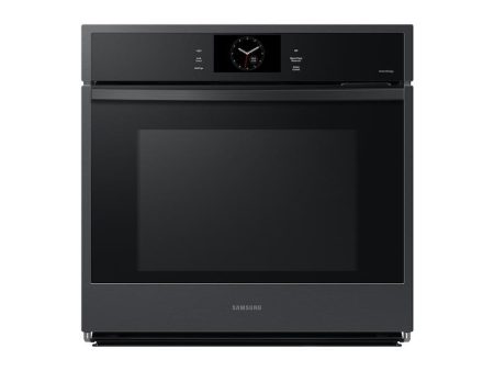 Samsung NV51CG600SMT 30  Single Wall Oven With Steam Cook In Matte Black Fashion