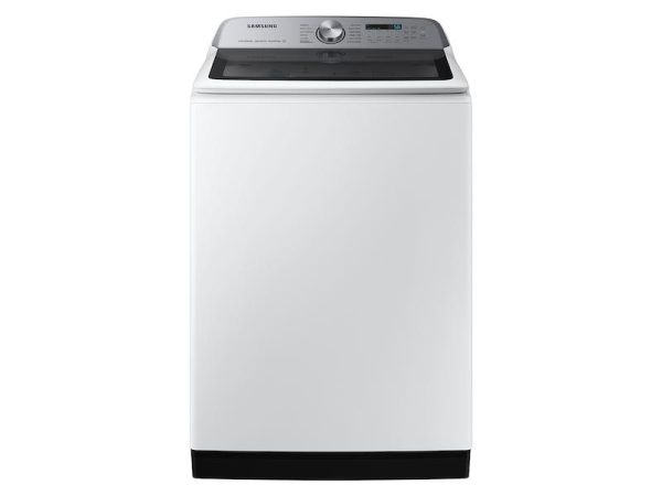 Samsung WA55CG7100AW 5.5 Cu. Ft. Extra-Large Capacity Smart Top Load Washer With Super Speed Wash In White Cheap