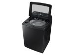 Samsung WA54CG7105AV 5.4 Cu. Ft. Extra-Large Capacity Smart Top Load Washer With Activewave™ Agitator And Super Speed Wash In Brushed Black Sale