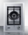 Summit GCJ1SSTK15 15  Wide 1-Burner Gas Cooktop In Stainless Steel Online Sale