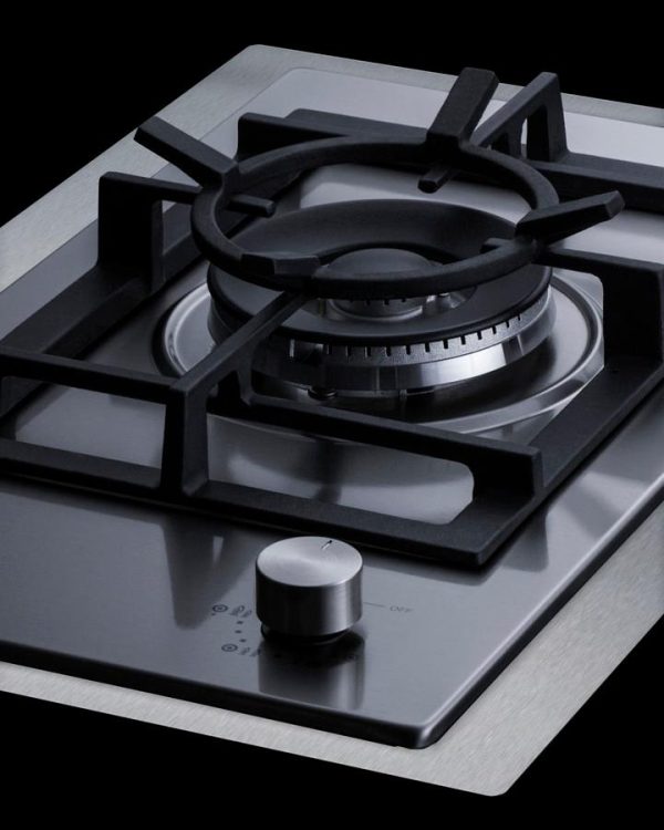 Summit GCJ1SSTK15 15  Wide 1-Burner Gas Cooktop In Stainless Steel Online Sale