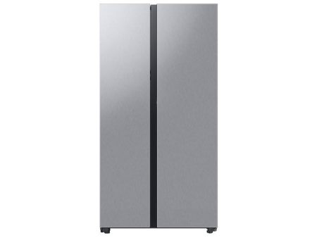 Samsung RS28CB7600QL Bespoke Side-By-Side 28 Cu. Ft. Refrigerator With Beverage Center™ In Stainless Steel For Discount