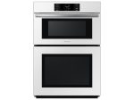 Samsung NQ70CB700D12 Bespoke 30  Microwave Combination Wall Oven With With Flex Duo™ In White Glass Online Hot Sale