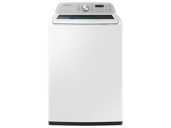 Samsung WA47CG3500AW 4.7 Cu. Ft. Large Capacity Smart Top Load Washer With Active Waterjet In White Online Sale