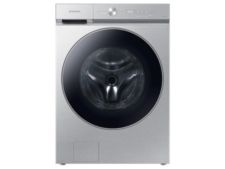 Samsung WF53BB8900AT Bespoke 5.3 Cu. Ft. Ultra Capacity Front Load Washer With Ai Optiwash™ And Auto Dispense In Silver Steel For Discount