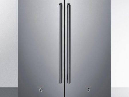 Summit FFRF24SSCSS 24  Wide Built-In Refrigerator-Freezer Cheap