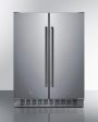 Summit FFRF24SSCSS 24  Wide Built-In Refrigerator-Freezer Cheap