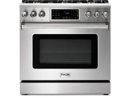 Thor Kitchen TRG3601 36 Inch Tilt Panel Professional Gas Range - Trg3601   Trg3601Lp Online now