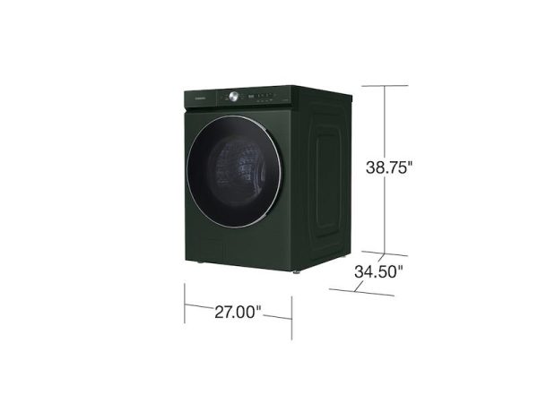 Samsung WF53BB8900AG Bespoke 5.3 Cu. Ft. Ultra Capacity Front Load Washer With Ai Optiwash™ And Auto Dispense In Forest Green on Sale