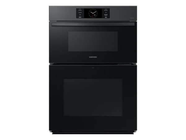 Samsung NQ70CG700DMT Bespoke 30  Microwave Combination Wall Oven With With Flex Duo™ In Matte Black Steel Online now