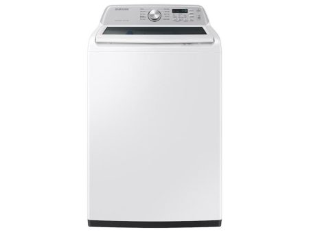 Samsung WA46CG3505AW 4.6 Cu. Ft. Large Capacity Smart Top Load Washer With Activewave™ Agitator And Active Waterjet In White on Sale