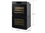 Samsung NV51CG700DMT Bespoke 30  Matte Black Steel Double Wall Oven With Ai Pro Cooking™ Camera Sale