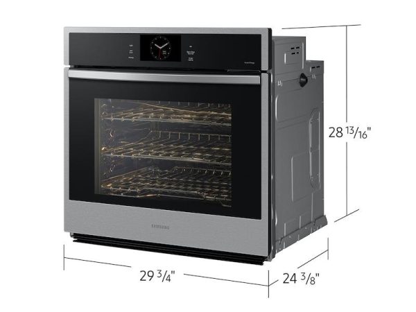 Samsung NV51CG600SSR 30  Single Wall Oven With Steam Cook In Stainless Steel Sale