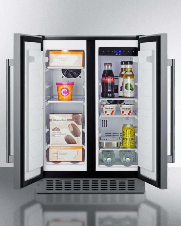 Summit FFRF24SSCSS 24  Wide Built-In Refrigerator-Freezer Cheap