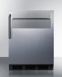 Summit FF7BKBISSTBADASR 24  Wide Built-In All-Refrigerator, Ada Compliant, With Speed Rail Fashion