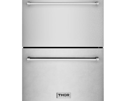 Thor Kitchen TRZ24U 24-Inch Indoor Outdoor Freezer Drawer In Stainless Steel - Trz24U Sale