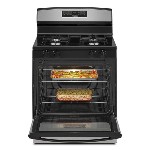 Amana AGR6303MMS 30-Inch Gas Range With Bake Assist Temps For Sale