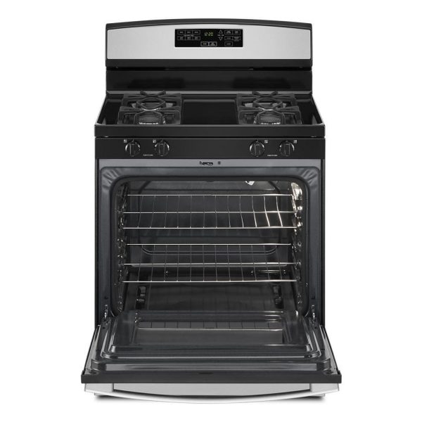 Amana AGR6603SMS 30-Inch Gas Range With Self-Clean Option Supply