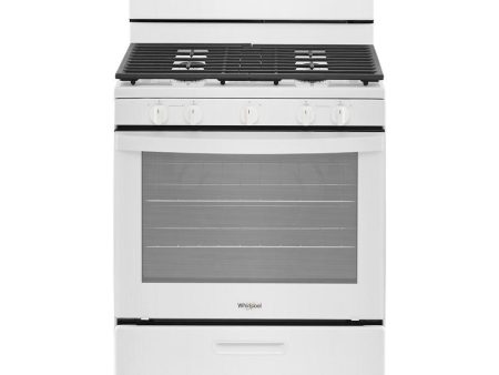 Whirlpool WFG505M0MW 5.1 Cu. Ft. Freestanding Gas Range With Edge To Edge Cooktop Discount