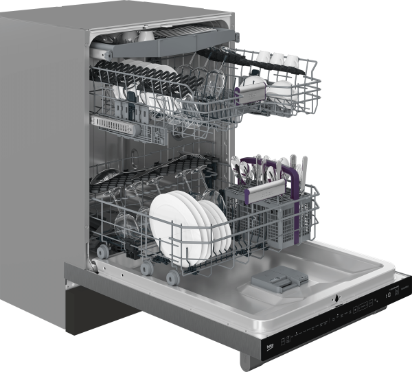 Beko DDT39434X Tall Tub Dishwasher With (16 Place Settings, 39.0 Hot on Sale