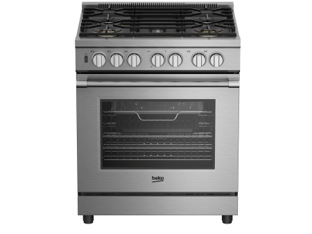 Beko PRDF34552SS 30  Stainless Steel Pro-Style Dual Fuel Range Online now