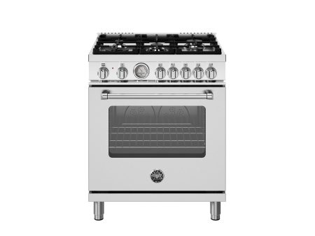 Bertazzoni MAS305DFMXV 30 Inch Dual Fuel, 5 Burners, Electric Oven Stainless Steel Online Sale