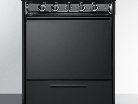 Summit TNM6107C 24  Wide Gas Range, Open Burners Fashion