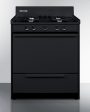 Summit TNM2107C 30  Wide Gas Range, Open Burners Online now