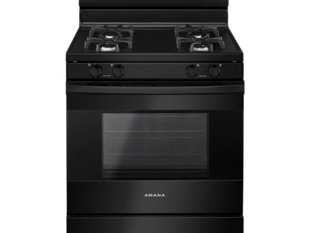 Amana AGR6303MMB 30-Inch Gas Range With Bake Assist Temps Supply