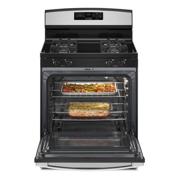 Amana AGR6603SMS 30-Inch Gas Range With Self-Clean Option Supply