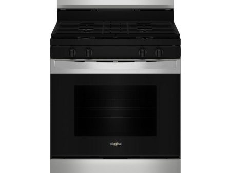 Whirlpool WFGS3530RS 30-Inch Self Clean Gas Range With No Preheat Mode Discount