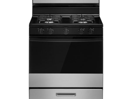 Amana AGR4203MNS Amana® 30-Inch Gas Range With Easy-Clean Glass Door Cheap